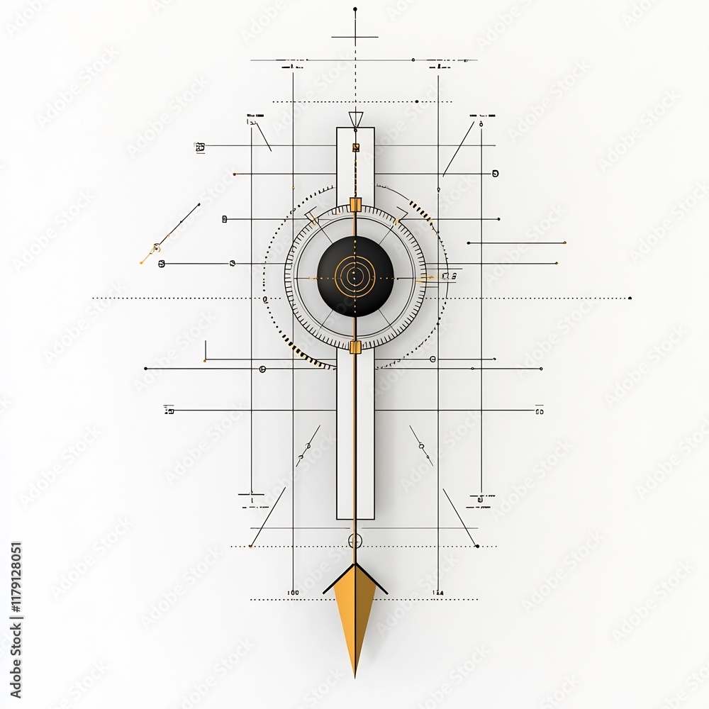 Poster an elegant data driven digital composition set against a pristine white expanse the focal point a bo