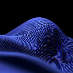 Blue 3D Abstract Background