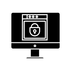 Password icon vector. protection illustration sign. security symbol or logo.