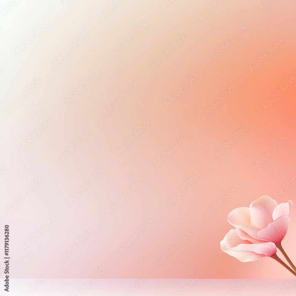 Poster soothing pastel gradient backdrop with a delicate textured noise overlay creating a modern minimalis