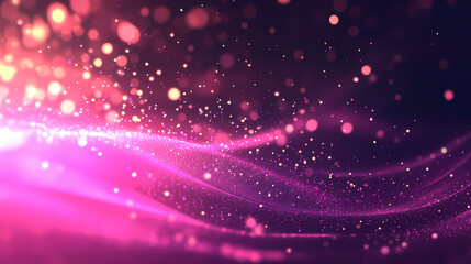 Dynamic Purple Tech Flow Wave