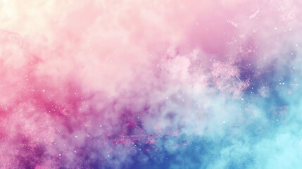 Fototapeta premium Abstract watercolor background with pink, blue, and white colors.