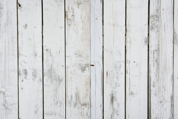Obraz premium Rustic white wooden plank texture background for design inspiration