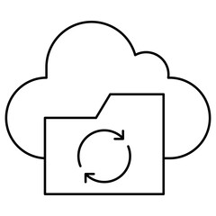 Cloud Backup icon,  Ensuring Safety and Accessibility for Your Data, Securing Data with Reliable Cloud Backup Solutions