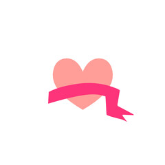 valentine heart banner