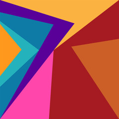 ABSTRACT BACKGROUND  WITH GEOMETRIC SHAPES FLAT COLOR DESIGN VECTOR TEMPLATE FOR WALLPAPER, COVER DESIGN