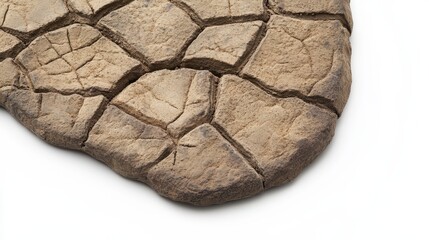 Naklejka premium Cracked earth texture