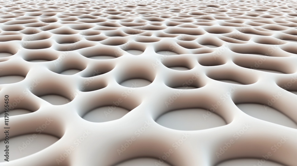 Poster abstract textured surface with organic shapes and soft shadows