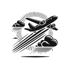 Airplane Vector Design
