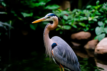 Great Blue Heron Wildlife Photo