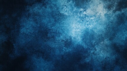Naklejka premium Abstract Dark Blue Background with Moisture and Light Texture