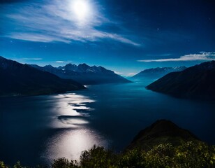 The Enigma of the Night in Deep Black Mystery