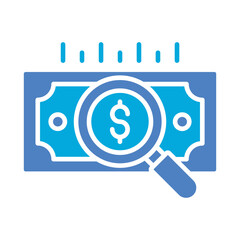 Loupe Money Icon