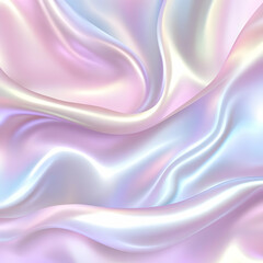 Fototapeta premium Abstract Iridescent Background, 3D Render