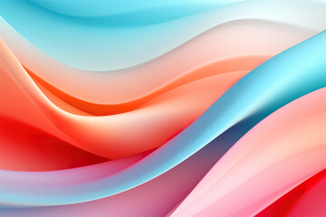 Naklejka premium Gorgeous colorful dynamic fluid wave abstract background