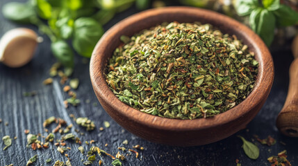 Oregano seasoning spice herb sketch icon. Vector isolated leaf of oregano for culinary cuisine cooking or flavoring herbal seasoning ingredient or grocery store and market design