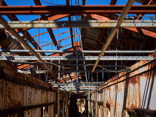 Inside an abandoned NATO military base