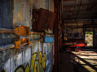 Inside an abandoned NATO military base