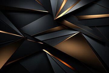 Unbelievable gold background with a black and gold design