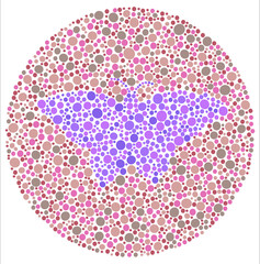 butterfly for color blindness test for kids pink. color blindness test for kids with pictures butterfly © RumahTo
