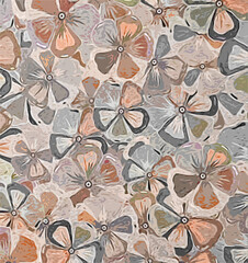 Botanical Bliss: Textured Petals and Patterned Perfection