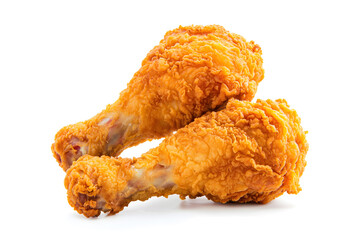 Crispy Fried Chicken Drumstick kfc isolated, isolated on white background