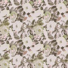 Botanical Bliss: Textured Petals and Patterned Perfection