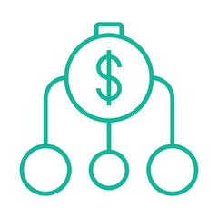 Portfolio Diversification icon Design