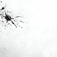 Black Ink Splatter Abstract Background Illustration