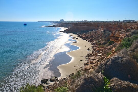 Beaches of Costa Blanca near Torrevieja, La Zenia and La Mata