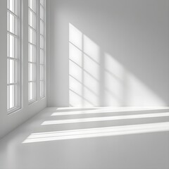 Obraz premium A clean white surface with faint brushstrokes for an understated artistic feel.