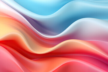 Fototapeta premium Incredible colorful dynamic fluid wave abstract background