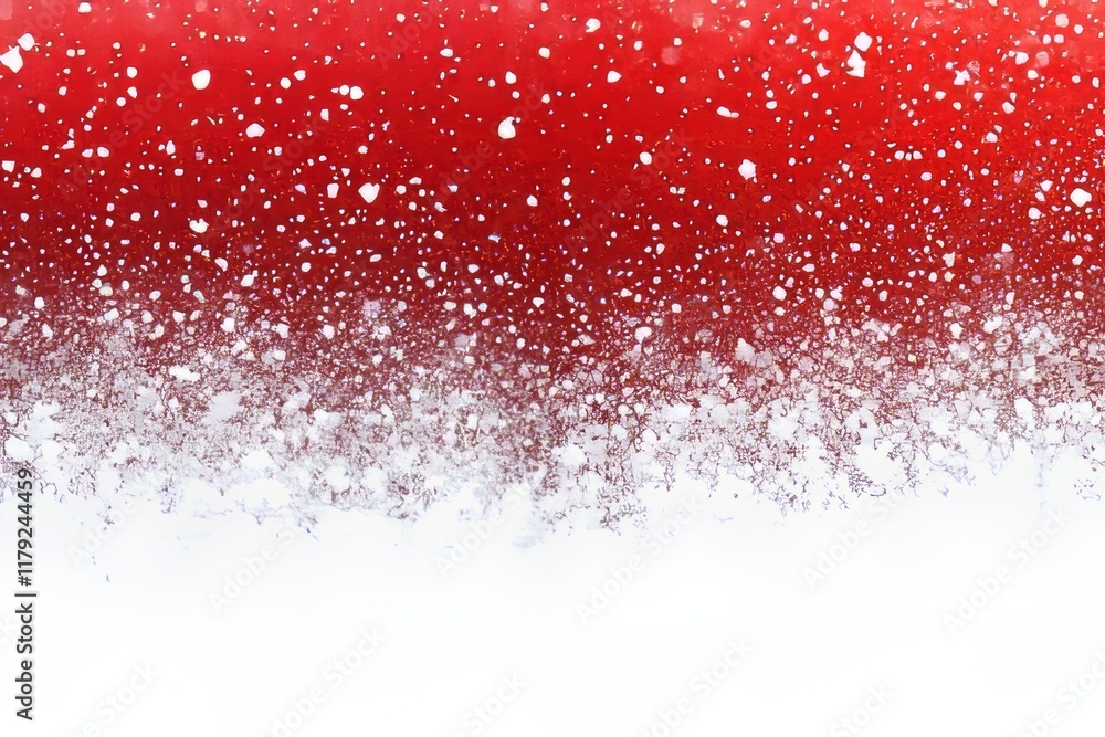 Poster grainy textured backdrop with a red and white gradient.