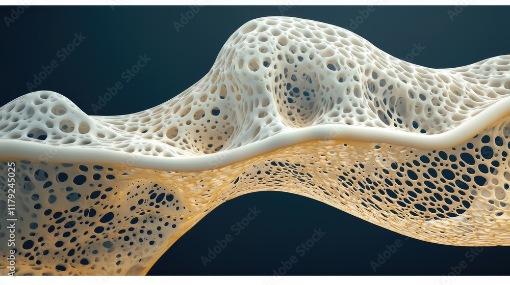 Poster abstract 3d organic cellular structure: a digital visualization of intricate network design and scie