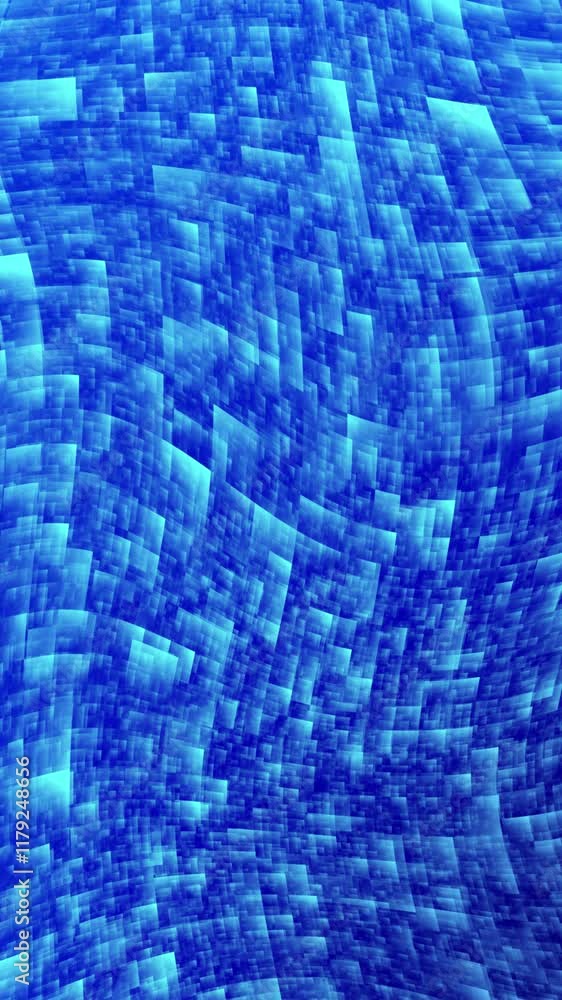 Poster abstract vertical blue wave motion background seamless loop video
