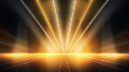 Modern Dance Stage with Dramatic Light Effects and Spotlight Illumination for Dynamic Performance and Artistic Showcase