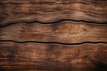 Texture of dark brown weathered wood planks creating a rustic background
