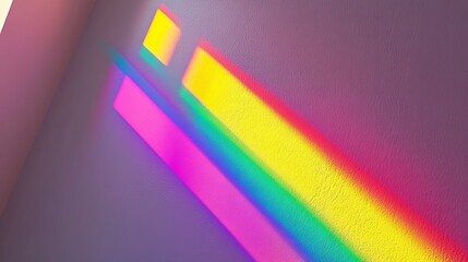 Obraz premium Lens Flare and Iridescent Prism Effect – Artistic Light Play, Visual Magic, Optical Physics, and Abstract Beauty