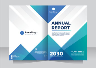 Brochure template layout cover design annual report 