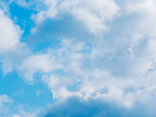 1月の青空と白い雲37