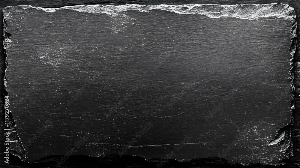 Poster dark grey slate background texture shows rough edges and natural stone pattern for rustic designs
