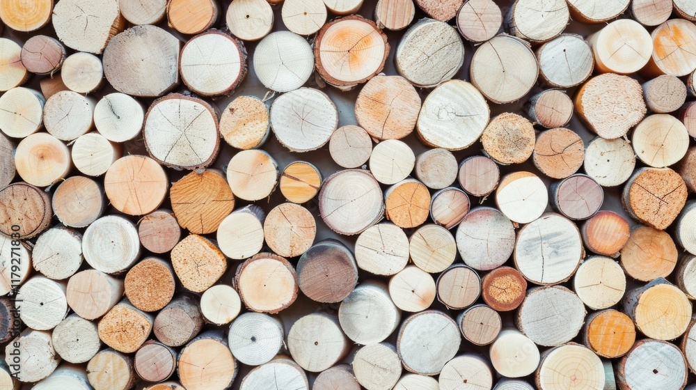 Aufkleber a collection of wine corks stacked closely together, showcasing various colors and textures, creatin