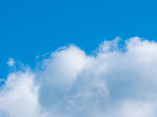 1月の青空と白い雲50