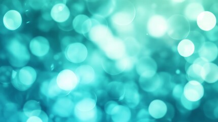 Obraz premium Teal blurred water background for summer design.