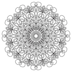 pattern, mandala, ornament, flower, vector, floral, design, lace, circle, illustration, decoration, vintage, texture,