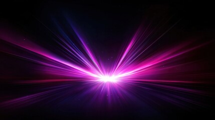 Abstract vibrant light burst with pink and purple hues
