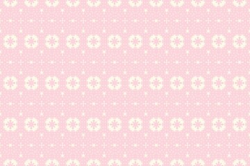 Soft Vintage Floral Pink Seamless Pattern.