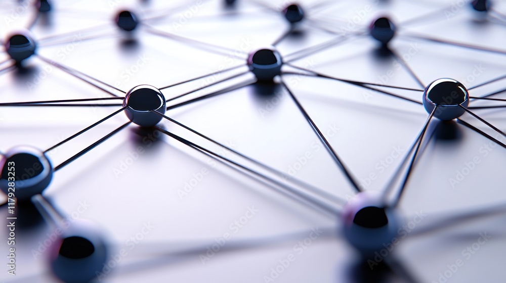 Poster interconnected network: a visual representation of global connectivity
