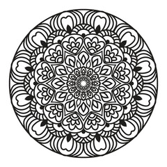 pattern, mandala, ornament, flower, vector, floral, design, lace, circle, illustration, decoration, vintage, texture,