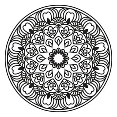 pattern, mandala, ornament, flower, vector, floral, design, lace, circle, illustration, decoration, vintage, texture,